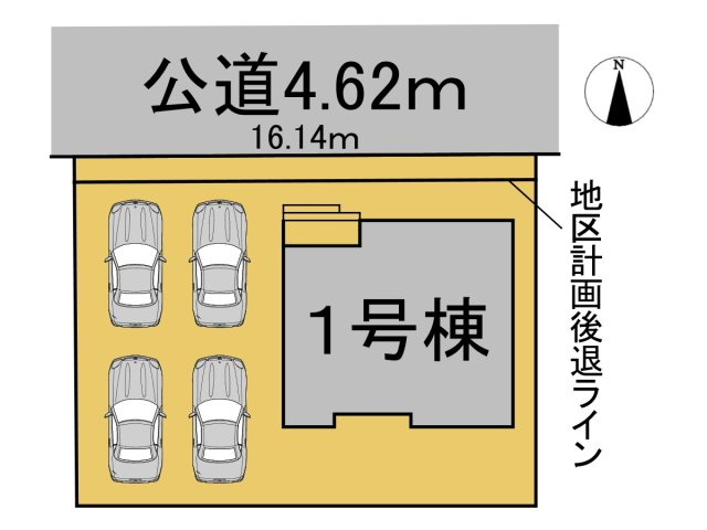 リーブルガーデン　岐阜市東改田　全1区画分譲の区画図|■区画図
■YAMADA電機の　ヤマダ不動産　株式会社リライフ　
いつでもお問合わせ下さい。
