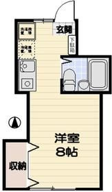 クラブハウス戸越の間取り