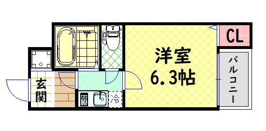 【間取り】 | ベルシモンズ大阪港