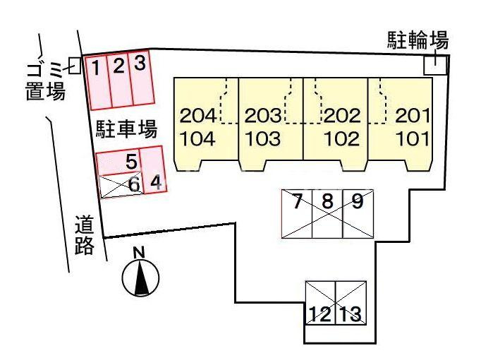 サンエーカーズ【非対面対応】接客・申込・契約オンライン！LINE×相談可！の区画図
