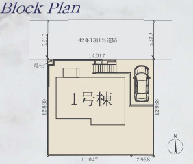 逗子市沼間2期　新築戸建　全1棟の区画図