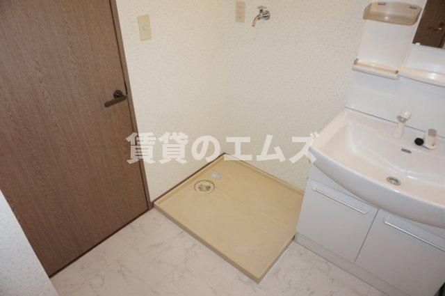 【洗面所】 | ルミエール博多 | ルミエール博多の室内洗濯機置き場