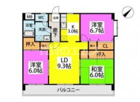 【間取り】 | ルミエール博多 | ルミエール博多の間取り