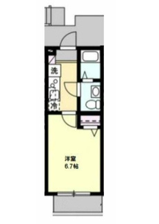 【間取り】 | ベイルーム中山 | 間取りです。