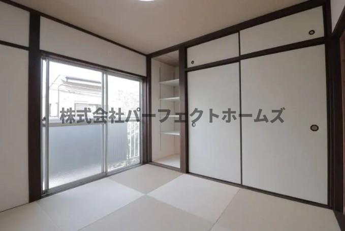 安満中の町戸建　賃貸の和室|和室、ちょっとしたくつろぎスペースにいかがでしょうか