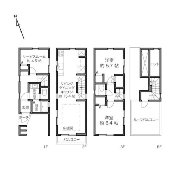 江東区福住1丁目　中古戸建