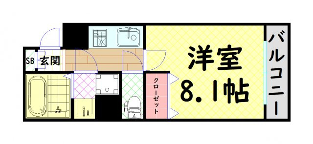 【間取り】 | エイペックス松屋町ヴァンデュール