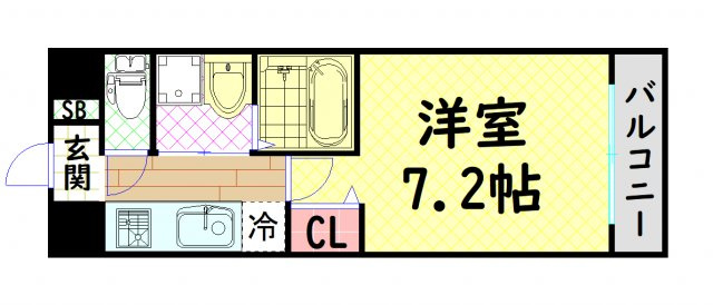 【間取り】 | スプランディッド大阪WEST