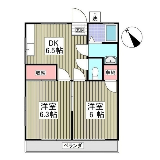 【間取り】 | 大野ハイツ