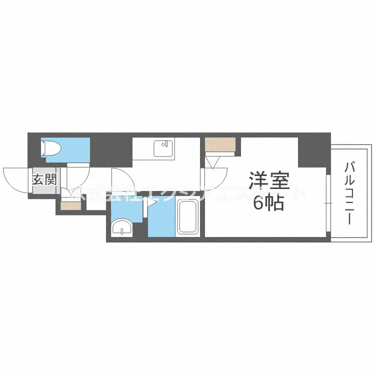 エグゼ阿倍野の間取り