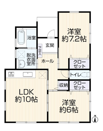 【間取り】 | 焼津市小土　中古戸建