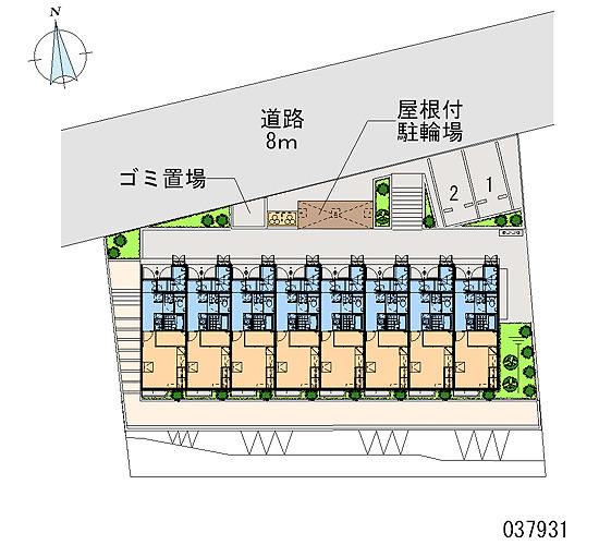 【区画図】 | レオパレス日向坂 | 画像4