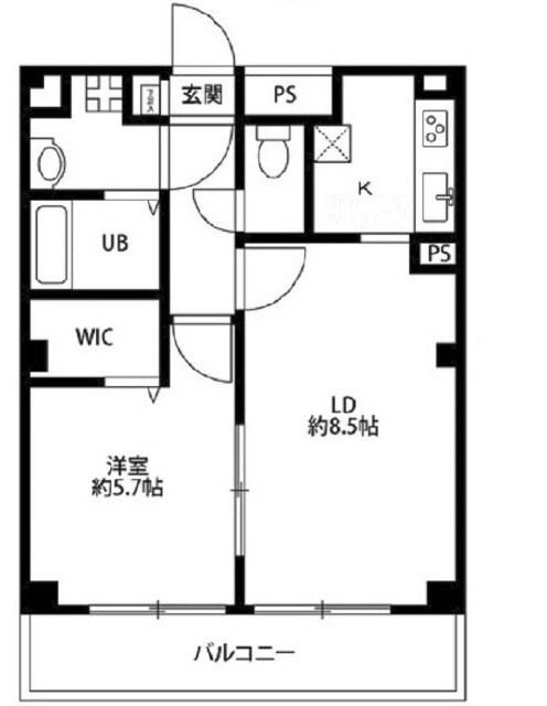 ＫＳ亀有の間取り|間取りです。