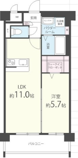 サンスクエアⅡの間取り