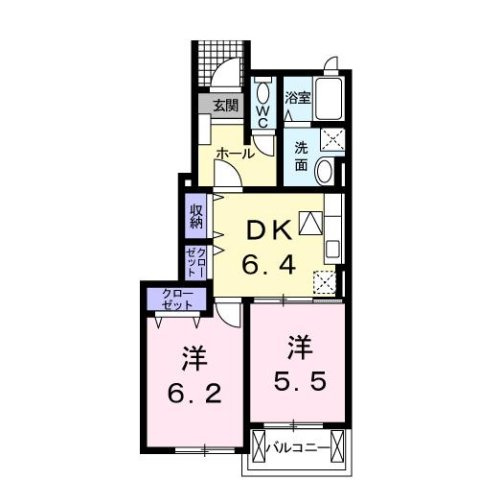 【間取り】 | ｓｍａ・ラパスⅠ