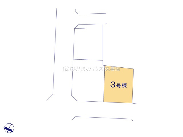 幸手市緑台１丁目６期　新築一戸建て　03の区画図|全３区画