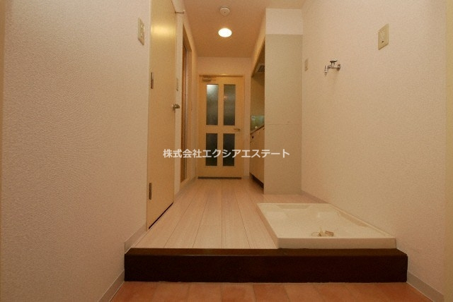 グランディール阪南町Ⅱ番館の玄関