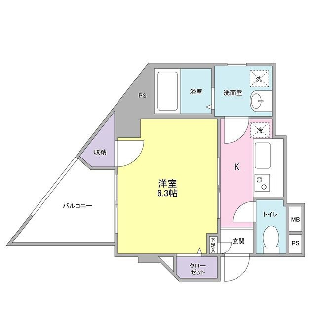 ペルソンボヌール（Ｐｅｒｓｏｎｎｅｓ　Ｂｏｎｈｅｕｒ）の間取り|間取りです。