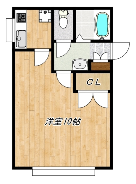 イナリハイツの間取り|間取りです