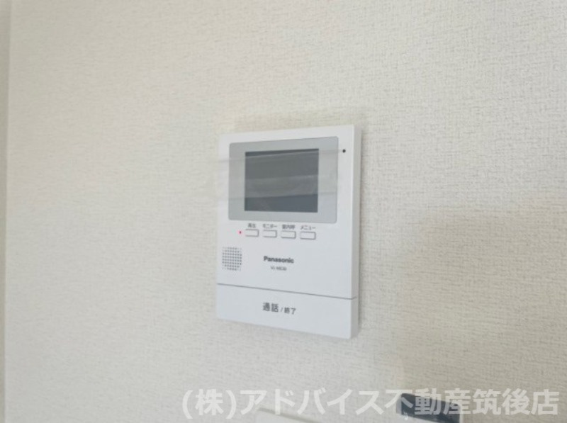 久留米市三潴町西牟田のアパートのセキュリティ