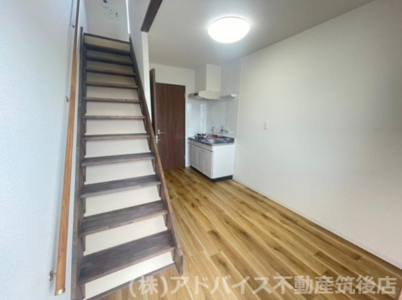 久留米市三潴町西牟田のアパートの居間・リビング