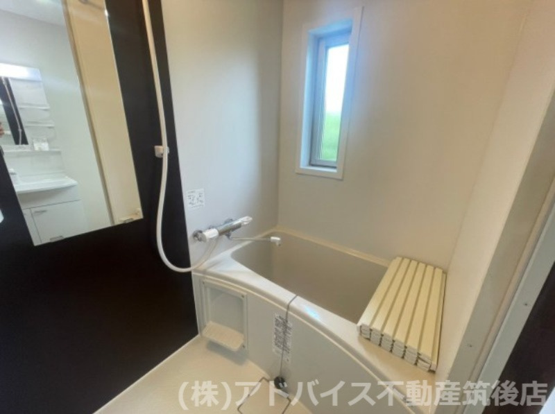 久留米市三潴町西牟田のアパートの浴室