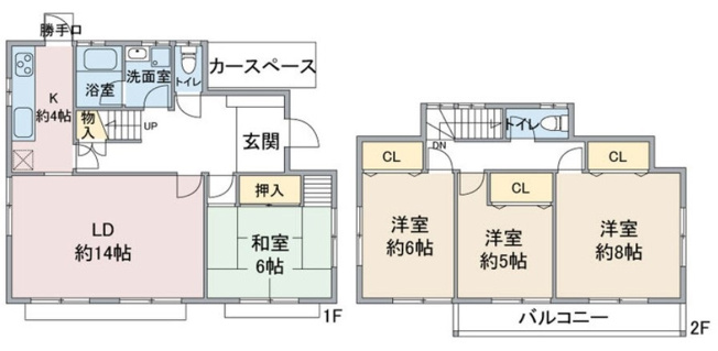 【間取り】 | 東戸塚戸建 | ファミリーに最適な4LDKの間取り！