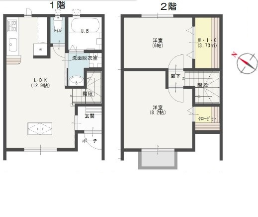 プリエルシエルの間取り
