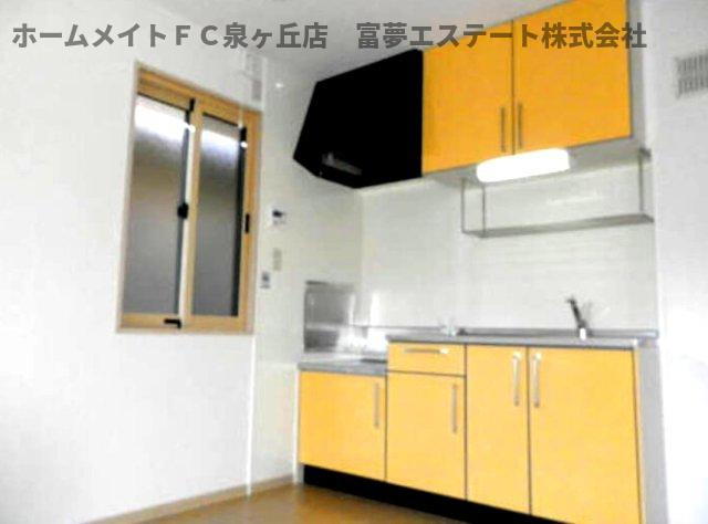 モアエクレールB棟のキッチン