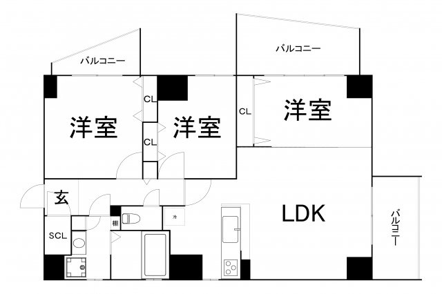【間取り】 | プラスヴァンドームイースト