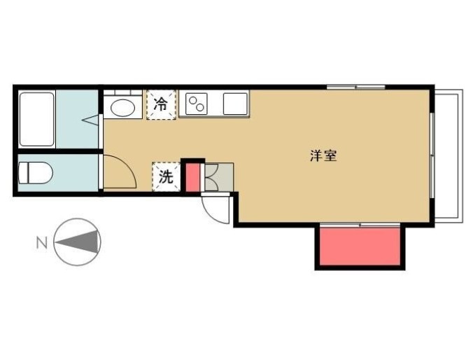クヒオNAKANOBUの間取り