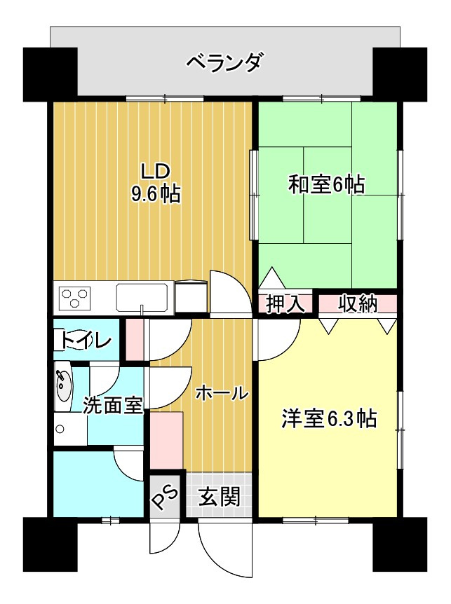 オアシス名護の間取り