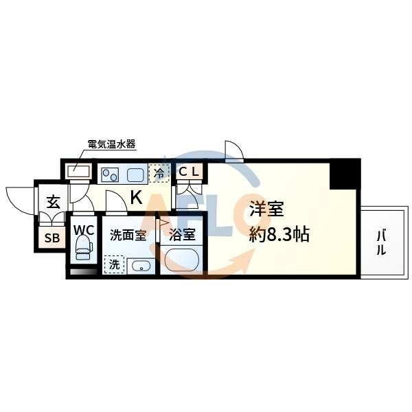 ルミナス新大阪の間取り|LUMINOUS新大阪　間取り