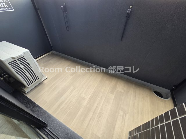 プレリス太閤通セルシアのバルコニー