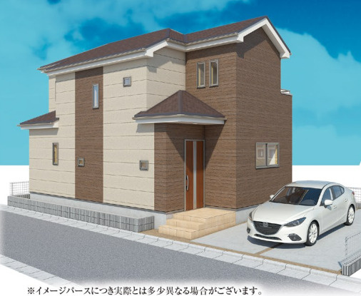川越市大塚２丁目　新築戸建　ハートフルタウンの外観パース