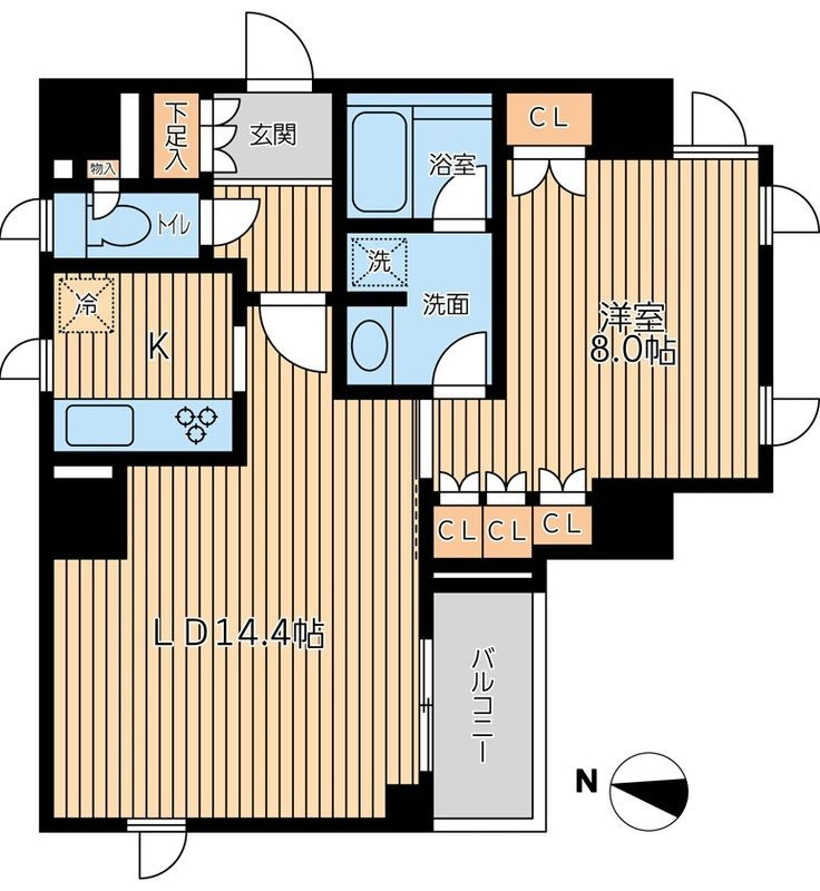 ＣＩＴＹ ＳＰＩＲＥ 半蔵門の間取り