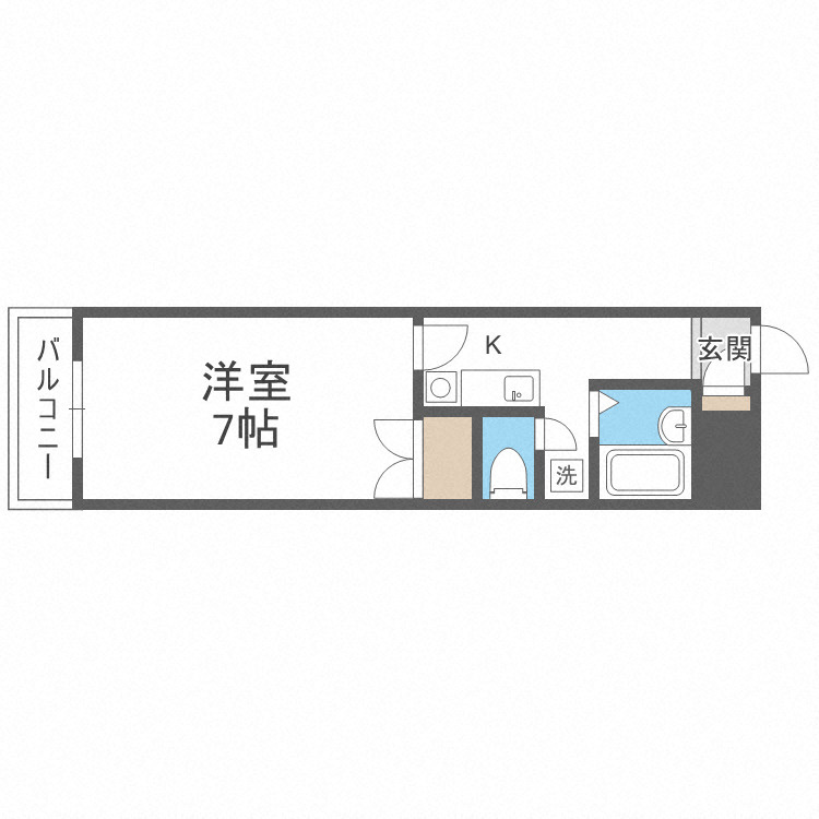 フォーサイト二日市西Reviveの間取り