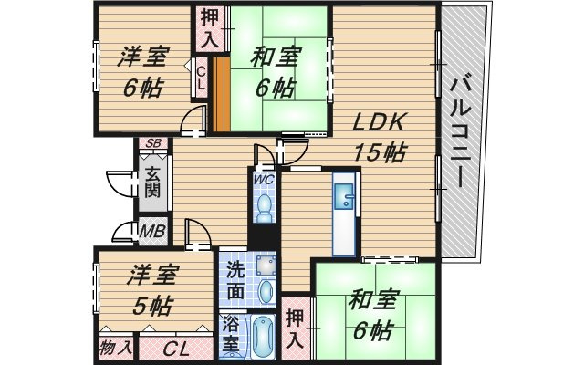 Collection刀根山の間取り
