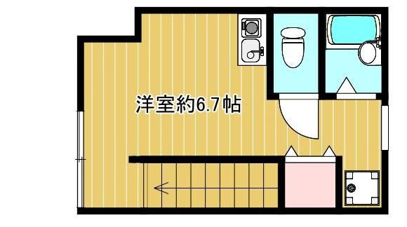 福米コーポの間取り|間取りです。