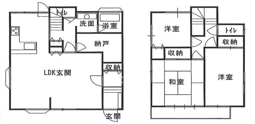 貸家　西東京市東伏見4丁目の間取り