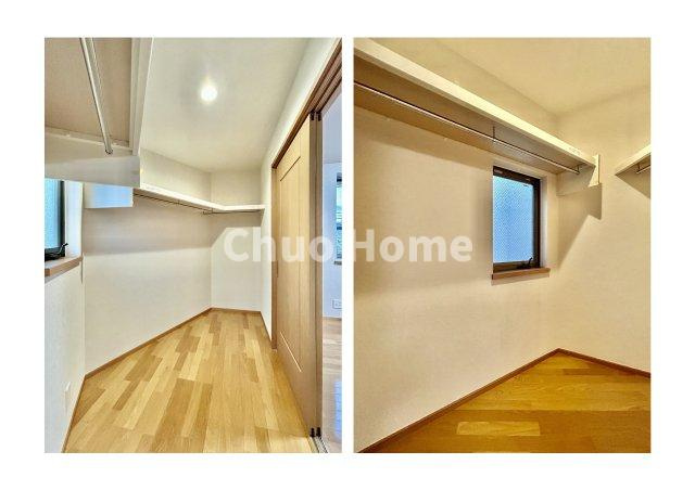 葛飾区堀切1丁目中古住宅の収納|ウォークインクローゼット×2