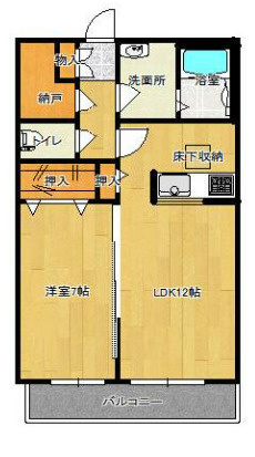 小金井市梶野町５丁目の賃貸マンションの間取り