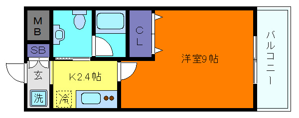 リッツコート六甲の間取り