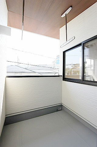 浜田本町コートSのバルコニー