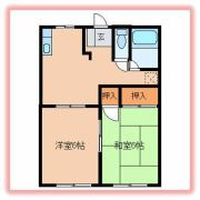 アルフォンスアカギBの間取り