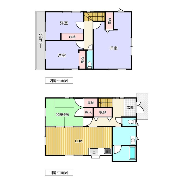伊勢崎市西久保町の間取り
