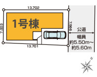 KIS上尾市柏座　7期　新築一戸建て　KEIAI GRACE　01の区画図|1号棟