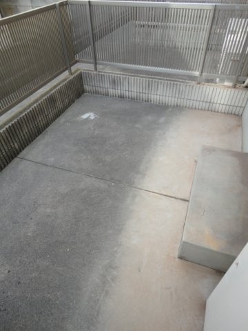 コンフォート新野辺Cの庭|専用のテラスです