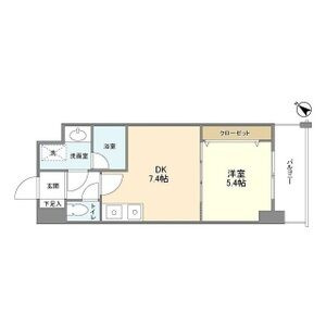 【間取り】 | シティーコート大小路駅前