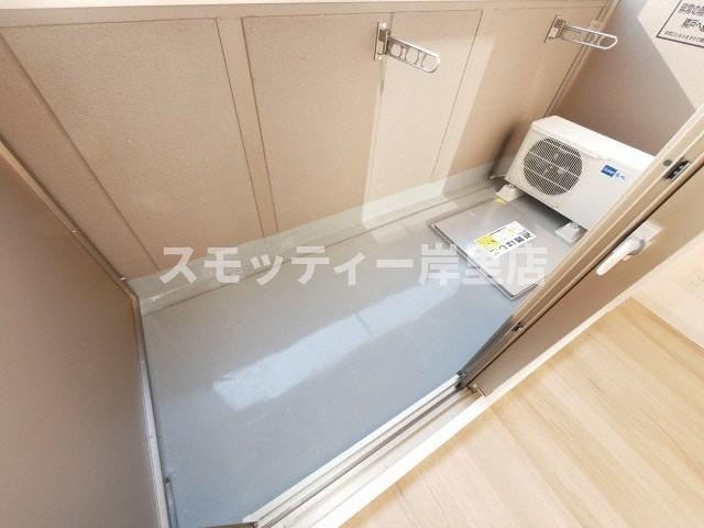 みおつくし岸里Ⅲのバルコニー